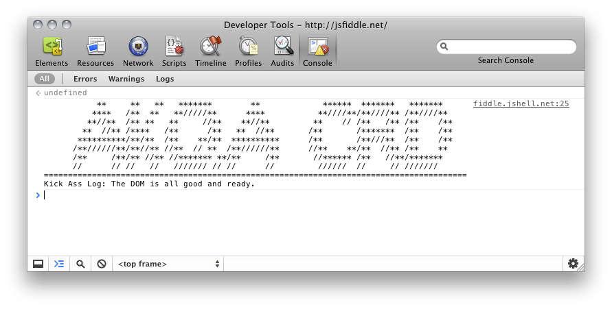 Rendered JavaScript